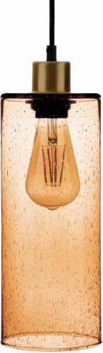 EULUNA Hanglamp Soda glascilinder lichtbruin Ø 12cm