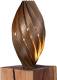 Gofurnit Ardere tafellamp, noten, hoogte 60 cm