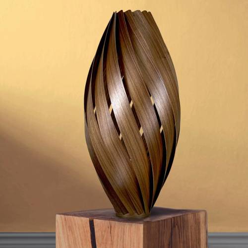 Gofurnit Ardere vloerlamp, noten, hoogte 70 cm