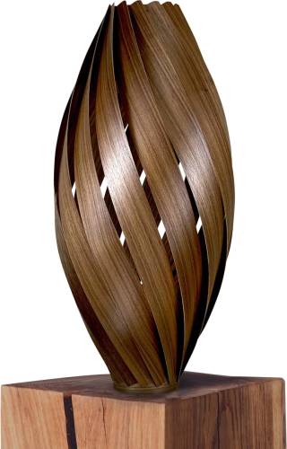Gofurnit Ardere vloerlamp, noten, hoogte 70 cm