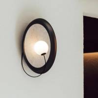 Milan Iluminación Milan Wire wandlamp Ø 38 cm antraciet