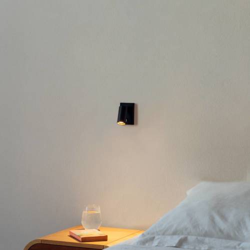Milan Iluminación Milan Haul LED wandlamp hoekig 1-lamp zwart