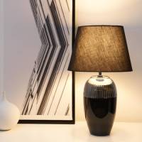 Pauleen Midnight Beauty tafellamp zwart/zilver