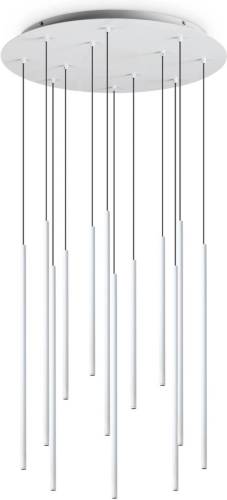 Ideallux Ideal Lux Filo LED hanglamp 12-lamps wit