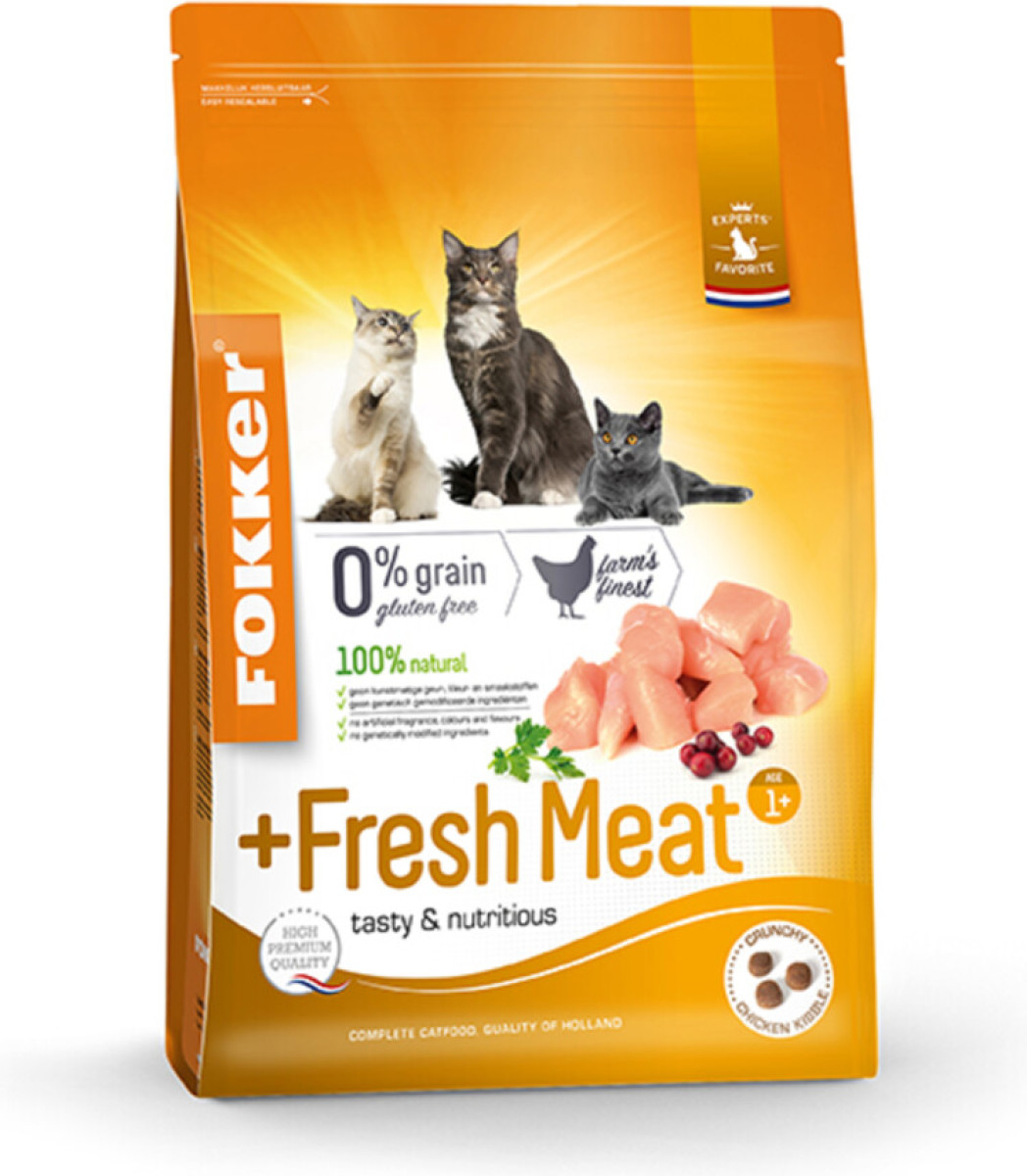 Fokker Kattenvoer Fresh Meat 7 kg
