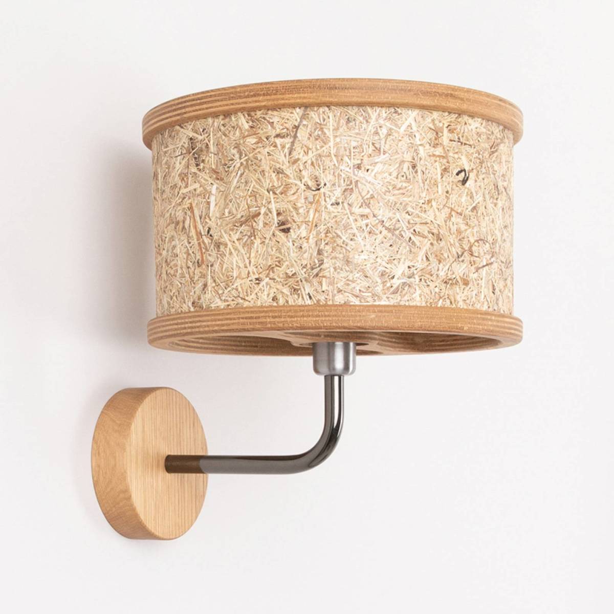Almut von Wildheim ALMUT 2610 wandlamp Ø 25cm, hooi puur