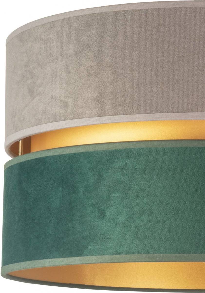 EULUNA Tafellamp Golden Duo grijs/groen/goud hoogte 30cm