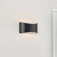 Fischer & Honsel LED wandlamp Arles, dimbaar, zwart