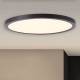 Brilliant LED plafondlamp Tuco, zwart, Ø 25 cm