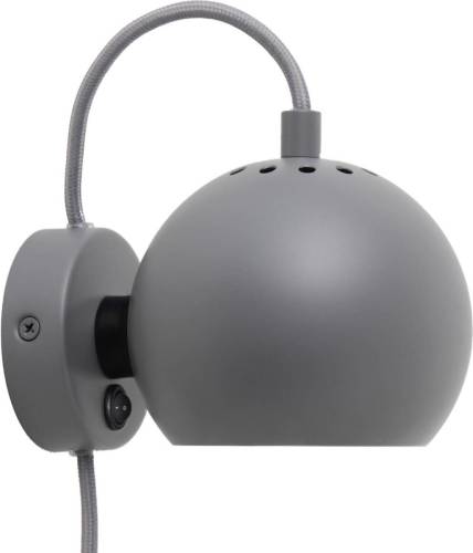 Frandsen Ball magneet wandlamp lichtgrijs mat