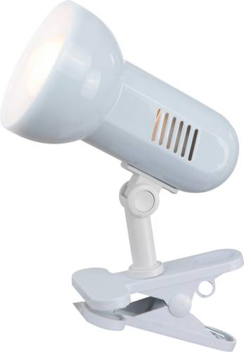 GLOBO Klemlamp Basic, wit, instelbaar