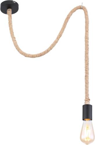 GLOBO Hanglamp Ulleu, 1-lamp, zonder kap