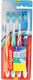 6x Colgate Tandenborstel Triple Action 4 stuks