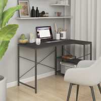 VidaXL Computerbureau 110x72x70 cm spaanplaat zwart