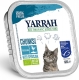 Yarrah Bio Kuipje Brokjes Kattenvoer Kip - Haring 100 gr