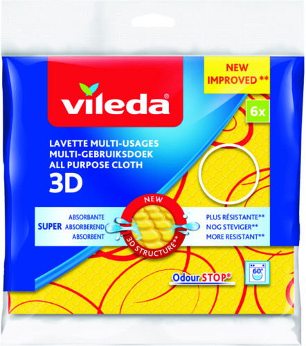 3x Vileda Multi-gebruiksdoek 6 Stuks