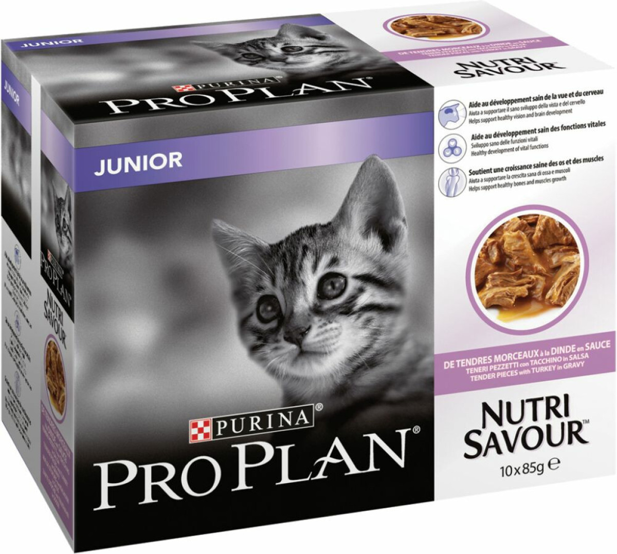 Pro Plan Junior Kat Kalkoen 10 x 85 gr