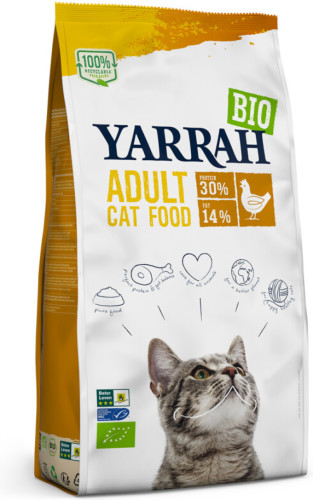 Yarrah Biologisch Kattenvoer Adult Kip 800 gr