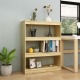 VidaXL Boekenkast/kamerscherm 100x30x103 cm massief grenenhout