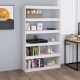 VidaXL Boekenkast/kamerscherm 100x30x167,5 cm massief grenenhout wit