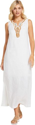 LINEA TESINI by Heine Maxi-jurk Linnen jurk