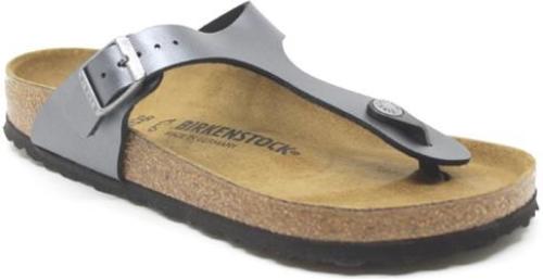 Birkenstock Teenslippers Gizeh metallic in een metallic look