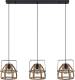 Lindby Pilarion hanglamp, 3-lamps