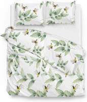 Zo! Home Dekbedovertrek Payne - Groen - Lits-jumeaux Xl 260x200/220 Cm