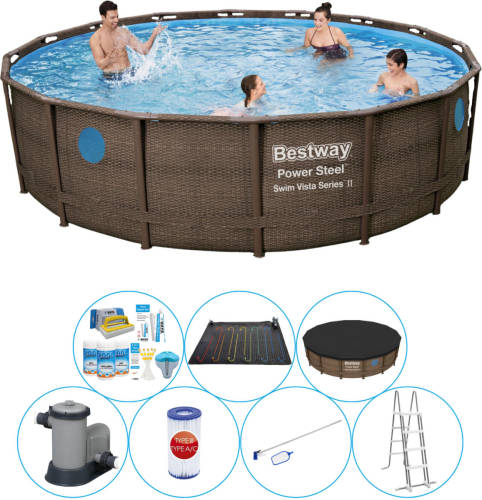 Bestway Power Steel Swim Vista Rond 488x122 Cm - Zwembad Deal