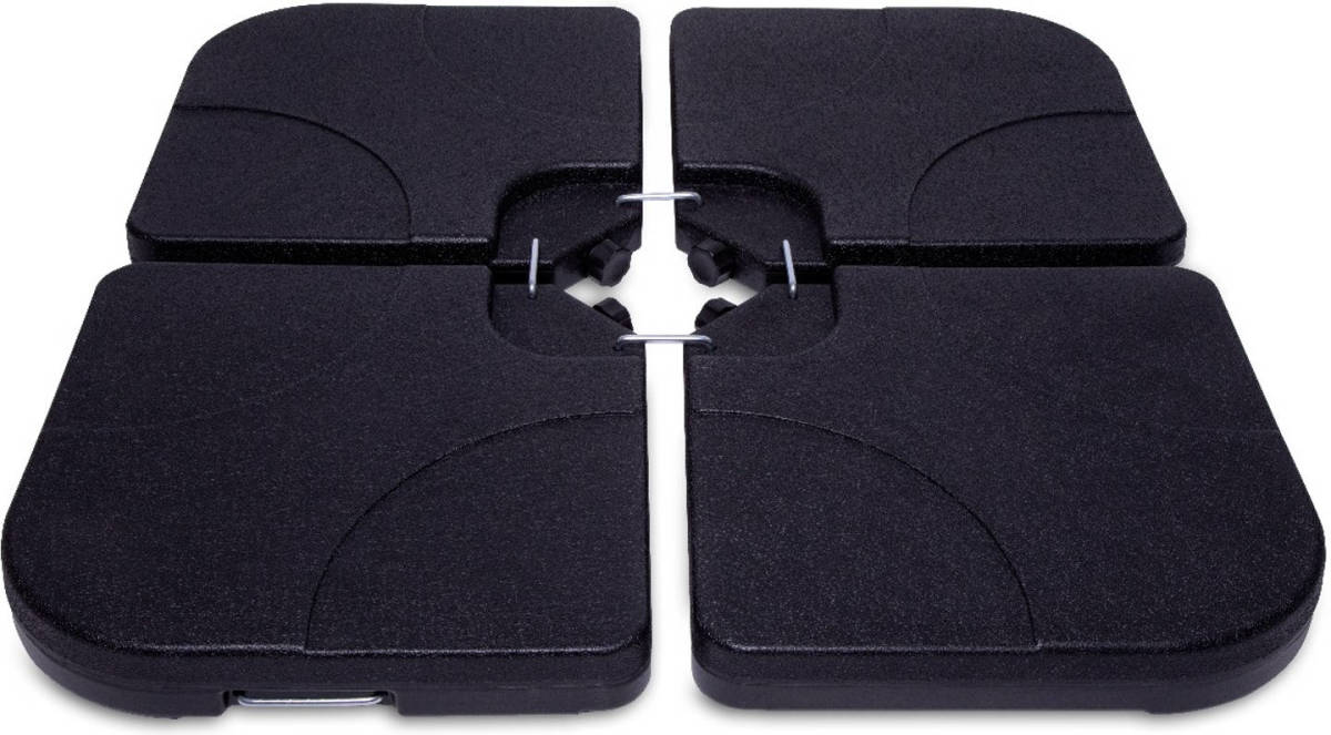 VONROC Parasoltegels Bardolino - Vulbare Parasoltegels - 50x50cm - 4 Stuks Voor Zweefparasol