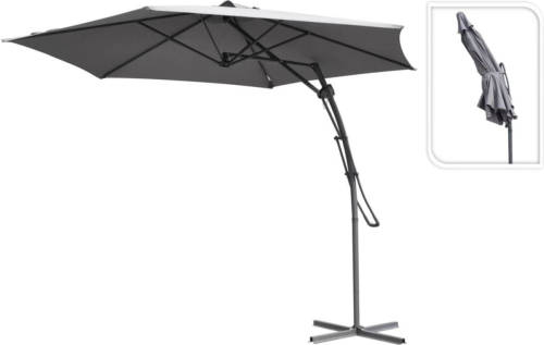 ProGarden Zweefparasol 300 Cm Grijs