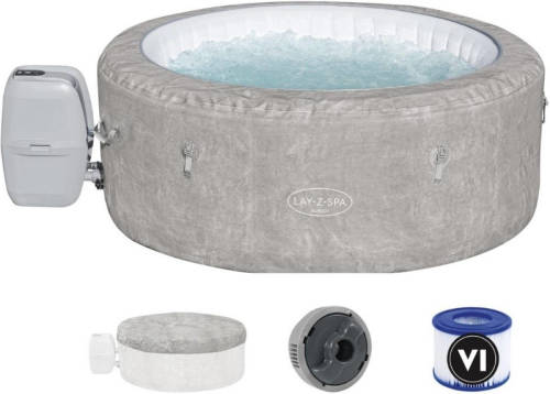 Bestway - Jacuzzi - Lay-z-spa - Zurich - Opblaasbaar - Bubbelbad - Incl. Toebehoren - Ø180cm