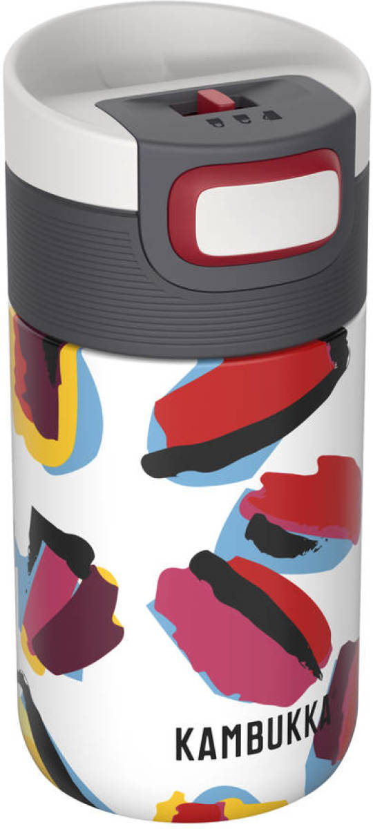 Kambukka Etna Thermosbeker 300 Ml - Makkelijk Reinigen - Lekvrije Koffiebeker - Leopard Brush