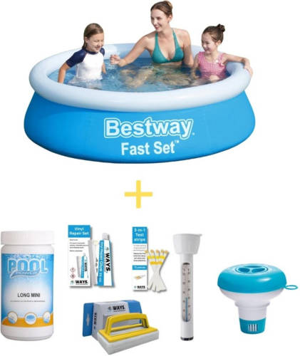 Bestway Zwembad - Fast Set - 183 X 51 Cm - Inclusief Ways Onderhoudspakket