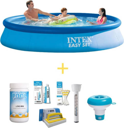 Intex Zwembad - Easy Set - 366 X 76 Cm - Inclusief Ways Onderhoudspakket