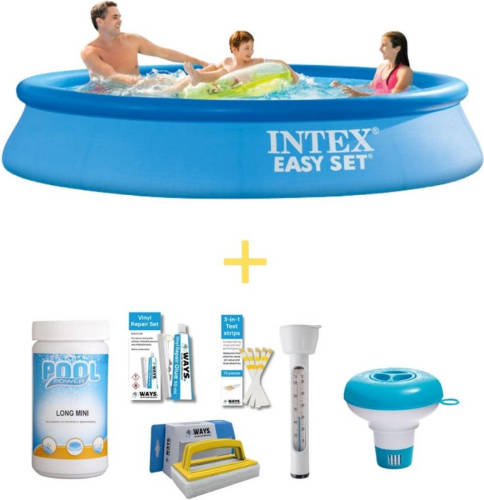 Intex Zwembad - Easy Set - 305 X 61 Cm - Inclusief Ways Onderhoudspakket