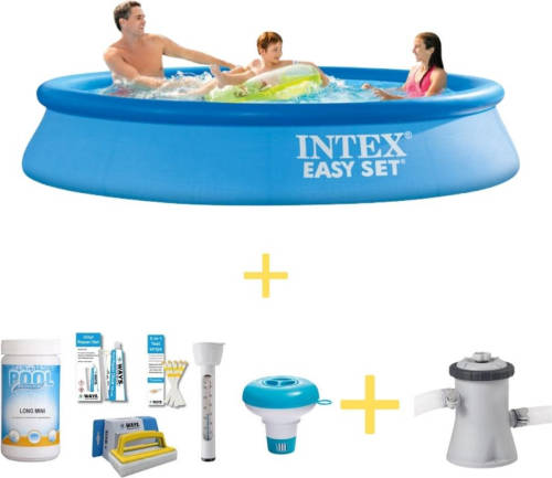 Intex Zwembad - Easy Set - 305 X 61 Cm - Inclusief Ways Onderhoudspakket & Filterpomp