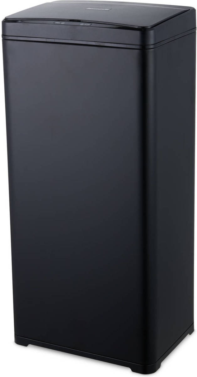 MOA Sensor Prullenbak - 50 Liter - Rvs & Duurzaam Abs - Zwart - Sb02b