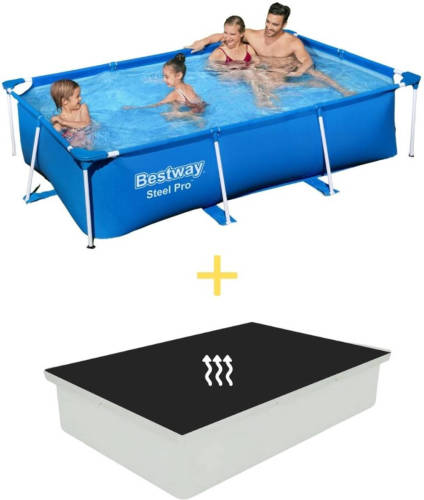 Bestway Zwembad - Steel Pro - 259 X 170 X 61 Cm - Inclusief Solarzeil