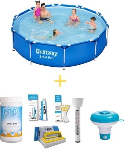 Bestway Zwembad - Steel Pro - 305 X 76 Cm - Inclusief Ways Onderhoudspakket