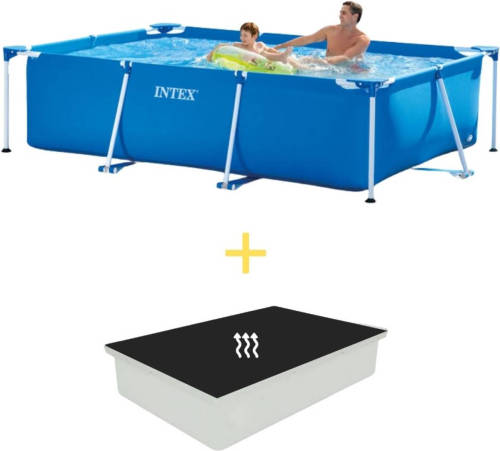 Intex Zwembad - Frame Pool - 260 X 160 X 65 Cm - Inclusief Solarzeil