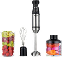 MOA Staafmixer - 1000 Watt - Inclusief Accessoires - Hakmolen - Klopper - Maatbeker 750ml - Hb19