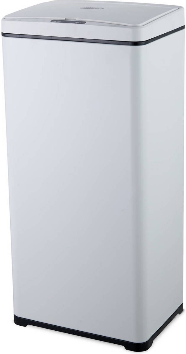MOA Sensor Prullenbak - 50 Liter - Rvs & Duurzaam Abs - Wit - Sb02w