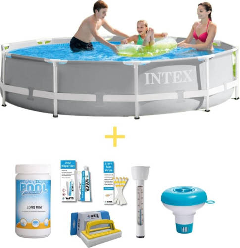 Intex Zwembad - Prism Frame - 305 X 76 Cm - Inclusief Ways Onderhoudspakket