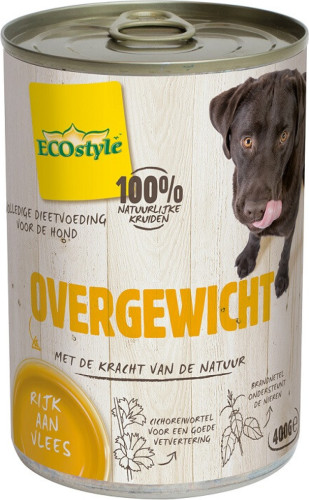 Ecostyle Hondenvoer Overgewicht Blik 400 gr