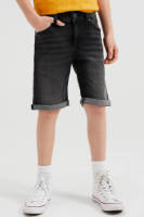 WE Fashion Blue Ridge slim fit jeans bermuda black denim