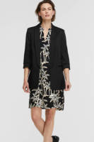 Only blazer ONLDUBBY met plooien zwart