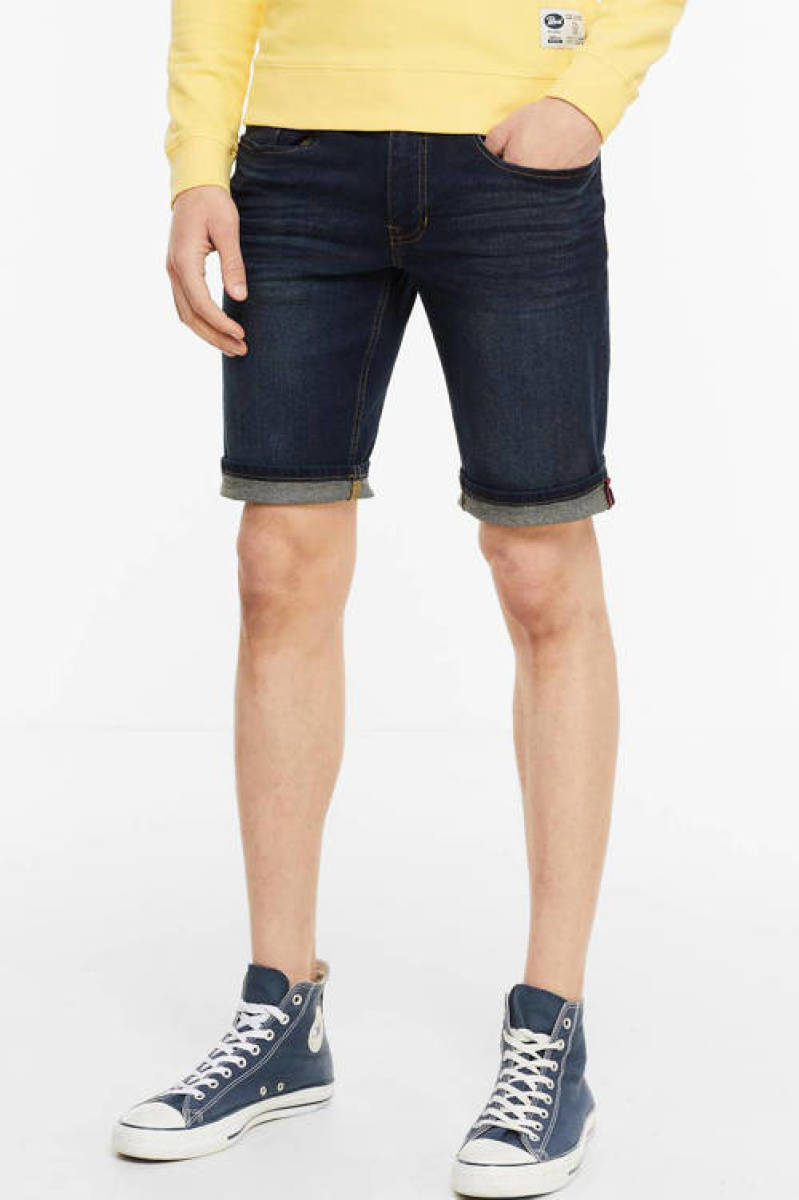 Petrol Industries regular fit jeans short Bullseye dark blue
