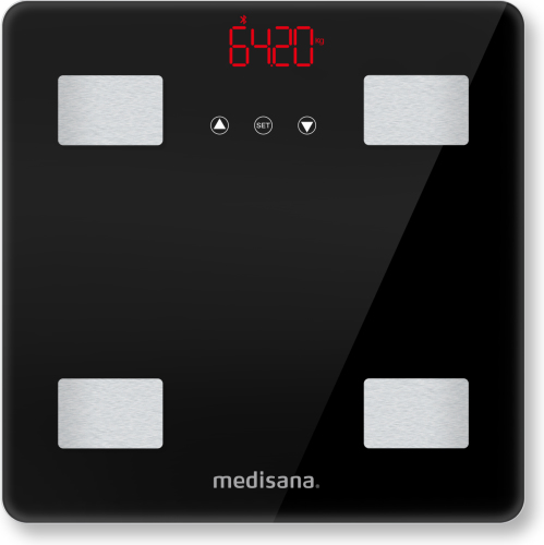 Medisana BS 416 Weegschaal Zwart