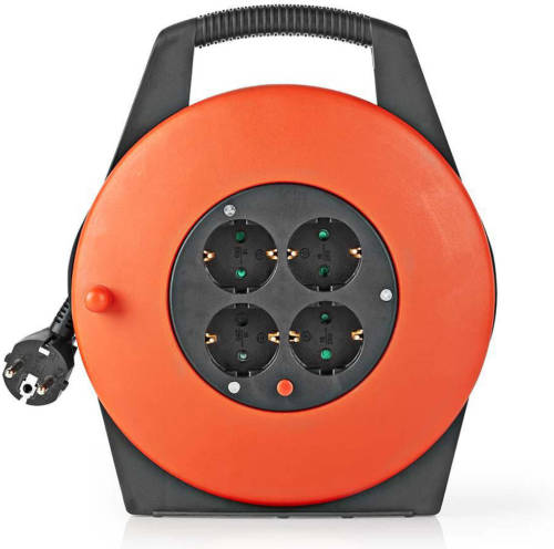 Nedis Stroomhaspel - Oranje - 10.0 M